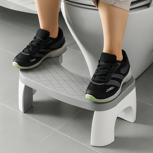 Toilettenhocker – Natürlichere Haltung beim Stuhlgang